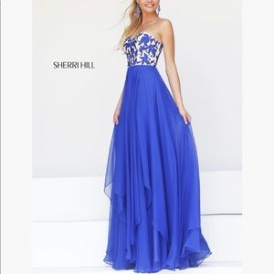 Strapless Sherri Hill Dress